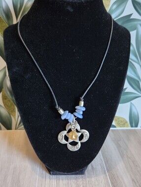 Mpact Vintage Celestial Sun Moon Pendant Necklace Magnetic Clasp